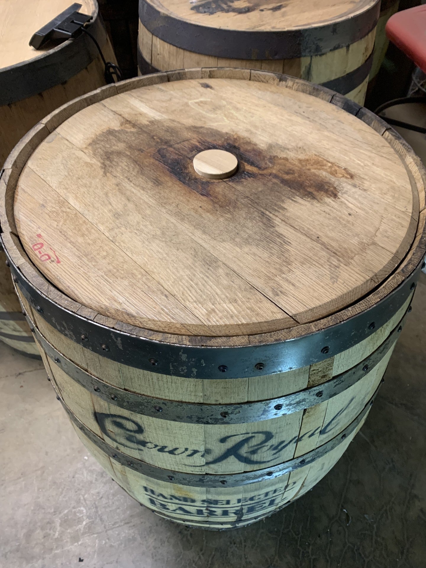 Crown Royal Pop Up Barrel Bar